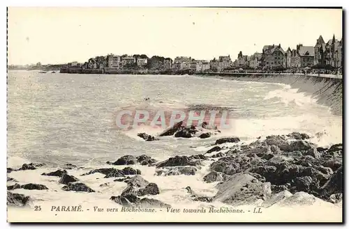 Cartes postales Parame Vue vers Rochebonne