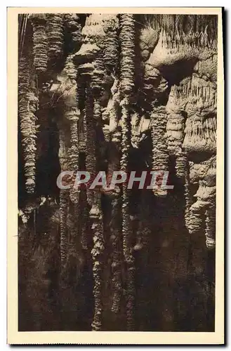 Cartes postales La Merveille Souterraine des Groges du Tarn Aven Armand Differents genres de stalagmites