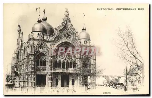 Cartes postales Paris Exposition Universelle de 1900 L Italie