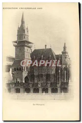 Cartes postales Exposition Universelle 1900 Paris La Hongrie