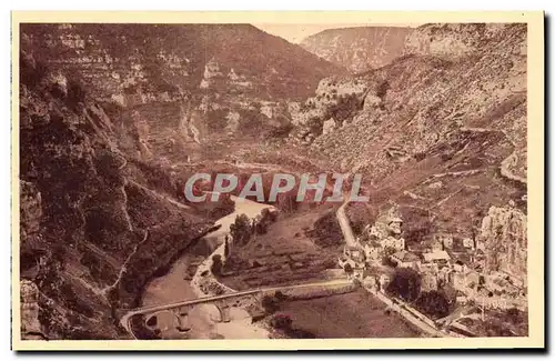 Ansichtskarte AK Gorges du Tarn Le Village de la Malene