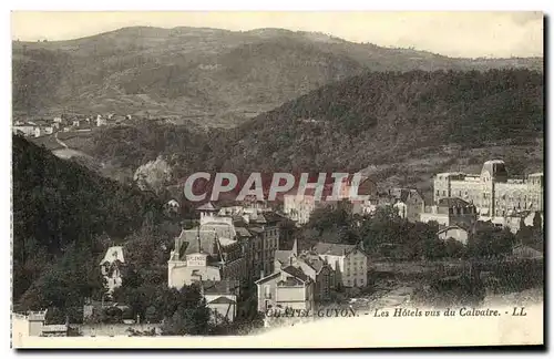 Cartes postales Chatel Guyon Les Hotels vus du Calvaire