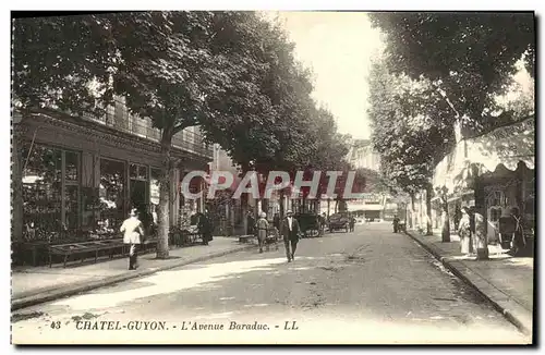 Cartes postales Chatel Guyon L Avenue Baraduc