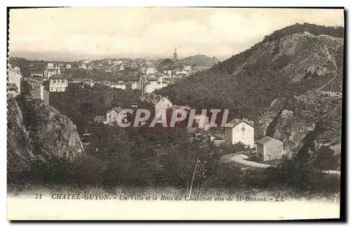 Ansichtskarte AK Chatel Guyon La Ville et le Bois du Chalusset vus de St Bonnet