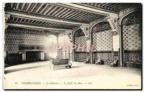 Cartes postales Pierrefonds Le Chateau La Salle des Ducs