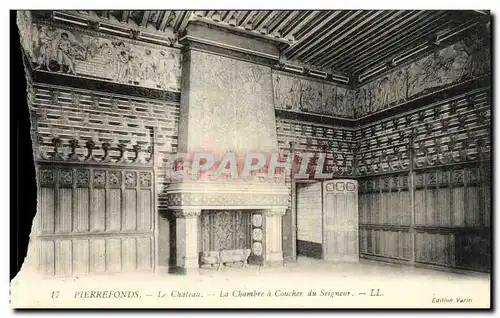 Ansichtskarte AK Pierrefonds La Chateau La Chambre a Coucher du Seigneur