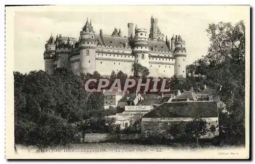 Cartes postales Pierrefonds La Facade Ouest