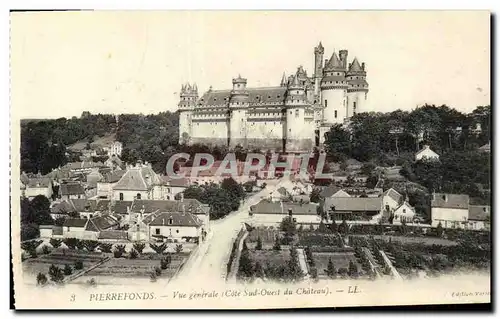 Cartes postales Pierrefonds Vue generale