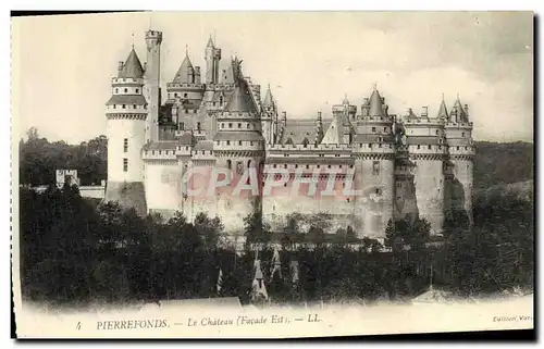 Cartes postales Pierrefonds Le Chateau Facade Est