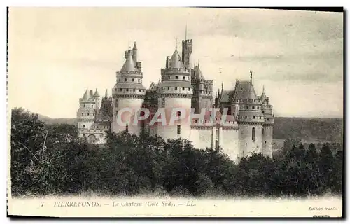 Cartes postales Pierrefonds Le Chateau Cote Sud