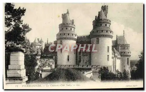 Ansichtskarte AK Pierrefonds Le Chateau Cote Sud