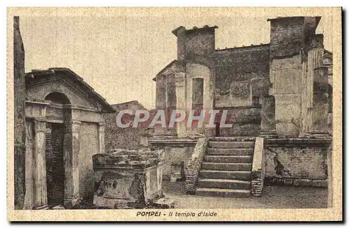 Cartes postales Pompei ll tempio d lside