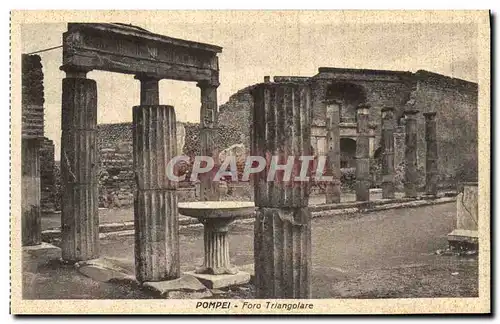 Ansichtskarte AK Pompei Foro Triangolare