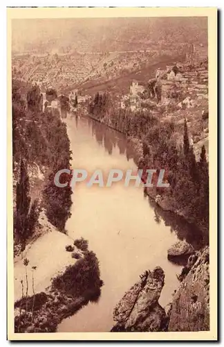 Ansichtskarte AK Gorges Du Tarn Pardes Le Tarn Vu de La Route de Saint Enimie