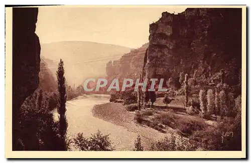 Ansichtskarte AK Gorges Du Tarn Pardes Le Tarn entre Saint Enimie et La Malene