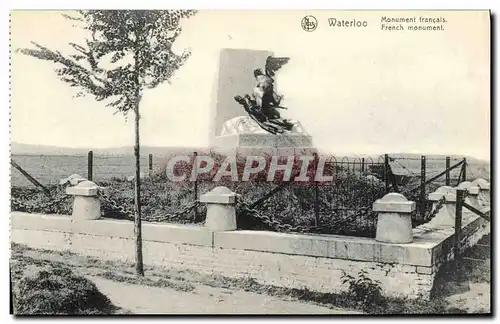 Cartes postales Waterloo Monument francais