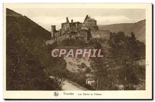 Cartes postales Vianden Les Ruines du Chateau