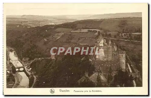 Ansichtskarte AK Vianden Panorama Pris Du Belvedere