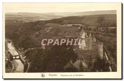 Cartes postales Vianden Panorama Pris Du Belvedere