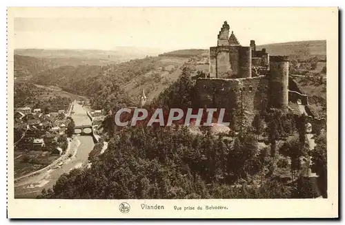 Cartes postales Vianden Vue Prise du Belvedere