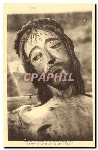 Ansichtskarte AK St Savin L Eglise Abbatiale La Face du Christ