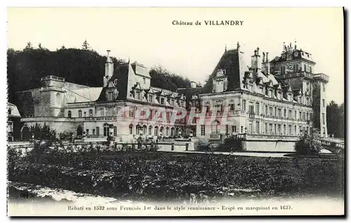 Cartes postales Chateau de Valencay Facade Sud