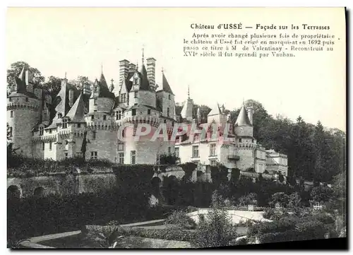 Ansichtskarte AK Chateau d Usse Facade sur les Terrasses