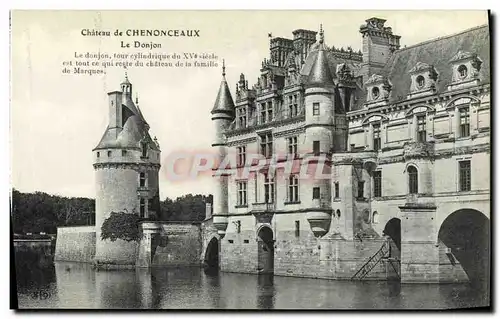 Cartes postales Chateau de Chenonceaux Le Donjon