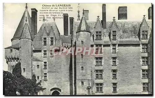 Ansichtskarte AK Chateau de Langeais Conatrult par Jean Bourre