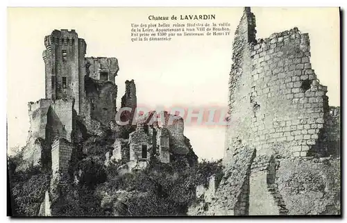 Cartes postales Chateau de Lavardin