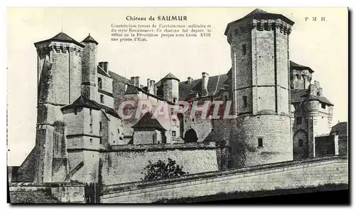 Cartes postales Chateau de Saumur