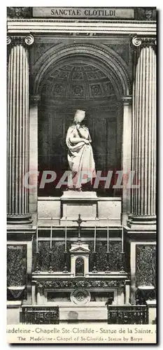 Ansichtskarte AK La Madeleine Chapelle Ste Augustin Statue de la Sainte de Barye Paris