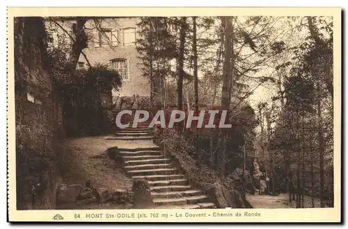 Cartes postales Mont Ste Odile le Couvent Chemin de Ronde