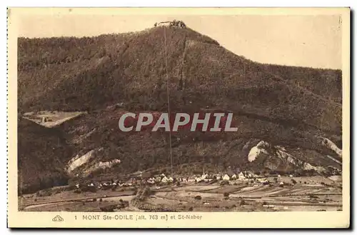 Cartes postales Mont Ste Odile et St Nabor