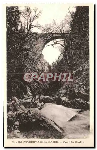 Cartes postales Saint Gervais les Bains Pont du Diable