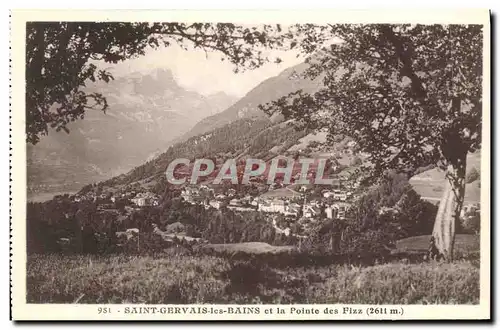 Cartes postales Saint Gervais les Bains et la pointe des Fizz