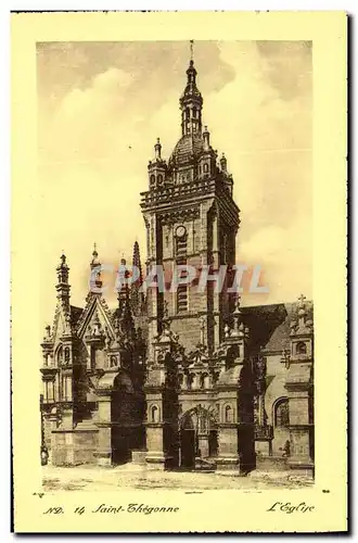 Cartes postales Saint Thegonnec L eglise