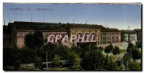 Cartes postales Strasbourg Haupt Bahnhof