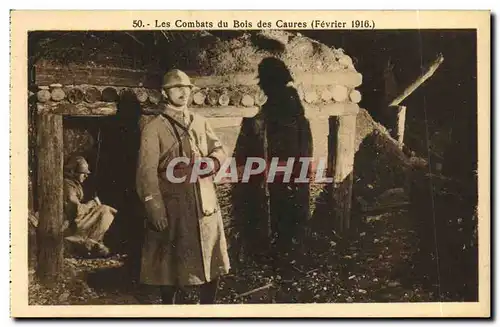 Cartes postales Les Combats du Bois des Caures Fevrier 1916 Militaria