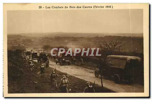 Cartes postales Les Combats du Bois des Caures Fevrier 1916 Militaria