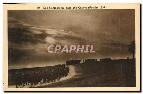 Cartes postales Les Combats du Bois des Caures Fevrier 1916 Militaria