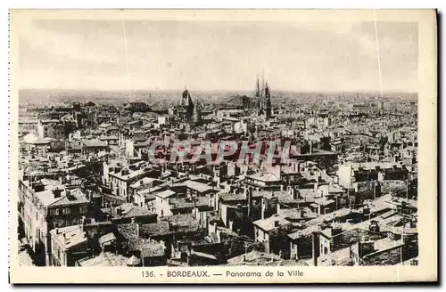 Ansichtskarte AK Bordeaux Panorama de la Ville