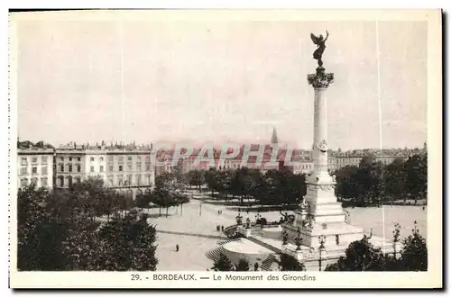 Cartes postales Bordeaux Le Monument des Girondins