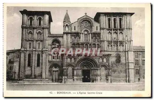 Cartes postales Bordeaux L Eglise Sainte Croix