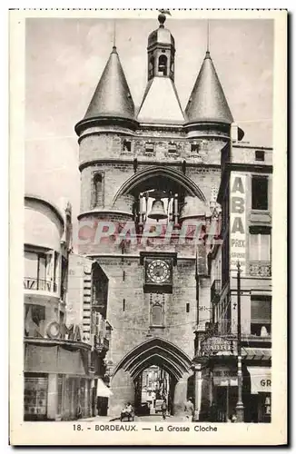 Cartes postales Bordeaux La Grosse Cloche