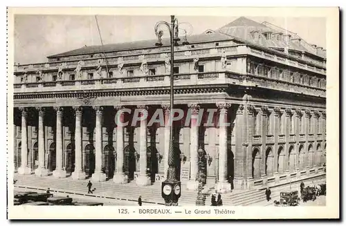 Cartes postales Bordeaux Le Grand Theatre