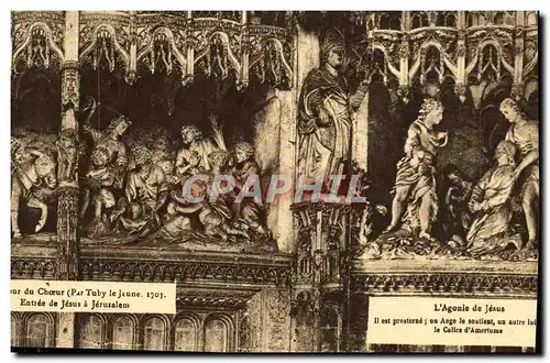 Cartes postales Chartres Cathedrale L agonie de Jesus