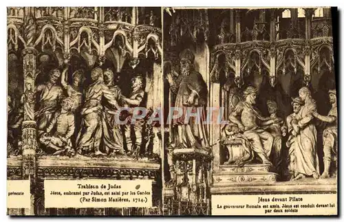 Cartes postales Chartres Cathedrale Jesus devant Pilate