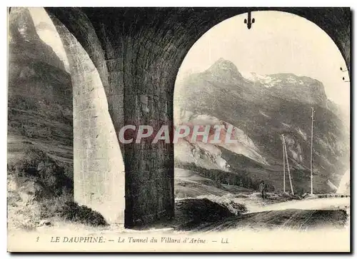 Cartes postales Le Dauphine Le Tunnel du Villard d Arene