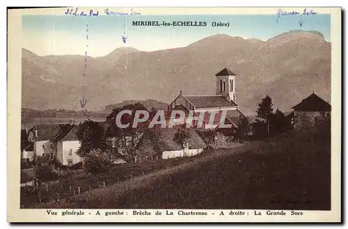 Cartes postales Miribel Les Echelles Breche de la Chartreuse La grande Sure